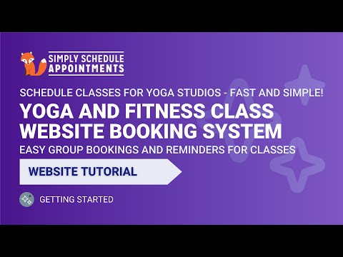 Create Yoga Class Booking Form for WordPress | Schedule Fitness Group | Simply Schedule Appointments