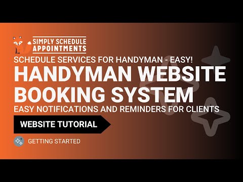Create Handyman Booking Form for WordPress | Schedule Handy Services | Simply Schedule Appointments